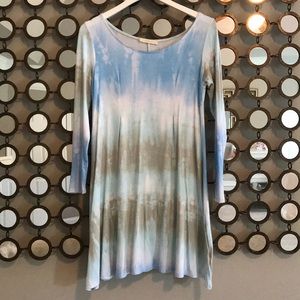 Tie dye swing dress